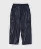 Yunse [Unisex] Glossy Cargo Pants (Black)