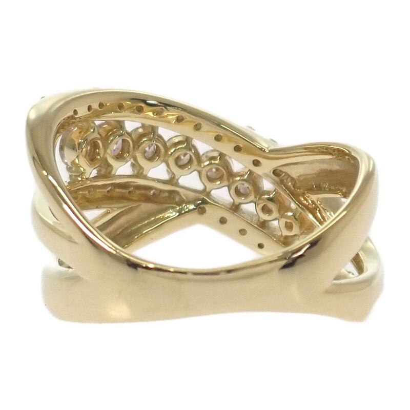 no brand  #8(JP Size) ring K18 yellow gold Women