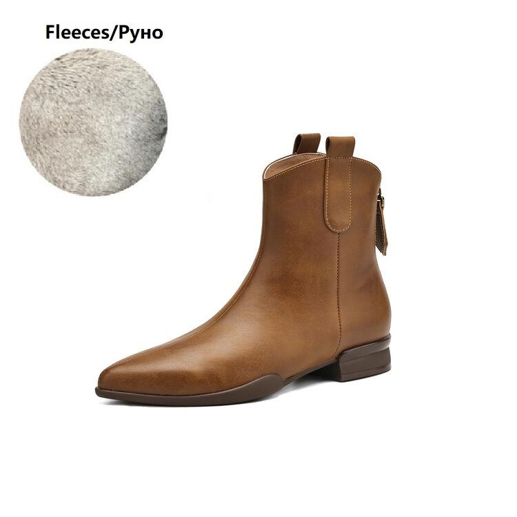 

Мода НОВЫЕ Осенние Женские Ботинки Замшевые Туфли для Женщин Острый Носок Низкий Каблук Обувь Лаконичная Молния Вестерн Ботинки Мягкая Повседневная Обувь 40