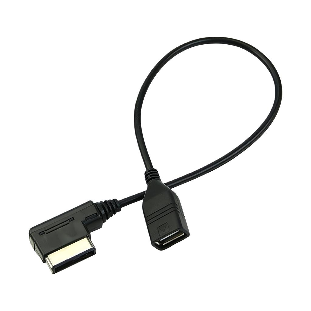 Portable USB Cable Music AMI To USB Female Data Wire Sound Adapter Replacement for A6L Q5 Q7 A8L Accessories