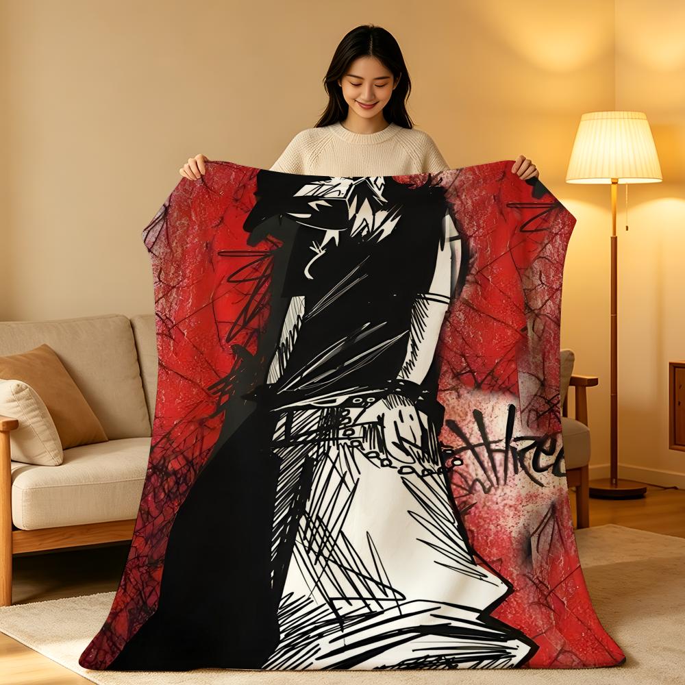 Band L-Limp B-Bizkit Throw High-Density Short Plush Blanket Soft Skin-Friendly for Sofa Nap Air-Conditioned Room