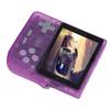 Handheld Game Console Transparent Violet 320x480 3.5 Inch IPS Screen Dual Joystick 3000MAH Handheld 