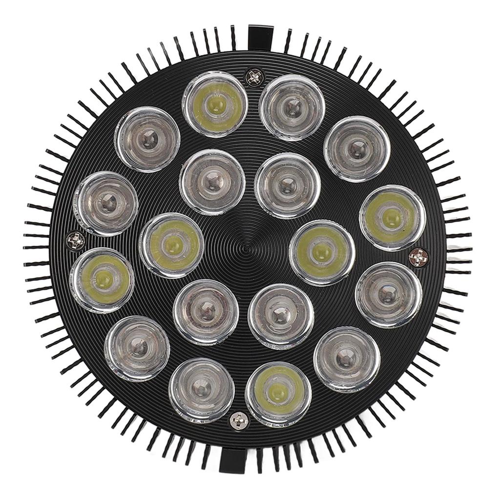 Pełne spektrum światła LED do akwarium, lampa do wzrostu roślin wodnych, 18 W, wykorzystuje 18 chipów LED 1 W, soczewkę optyczną 45 stopni, lekką, dobrą rozpraszalność ciepła