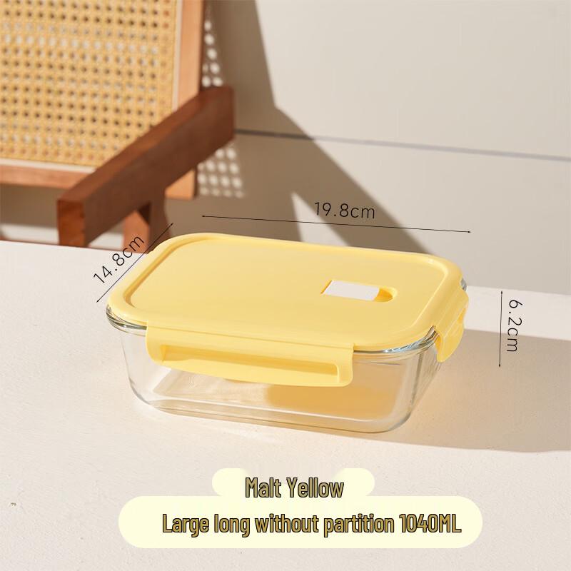 BOLIDOMI Rectangular Glass Food Container