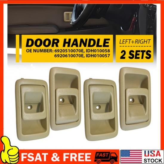 Interior Inner Left Right Door Handles for 1996-04 Toyota 4RUNNER Tacoma