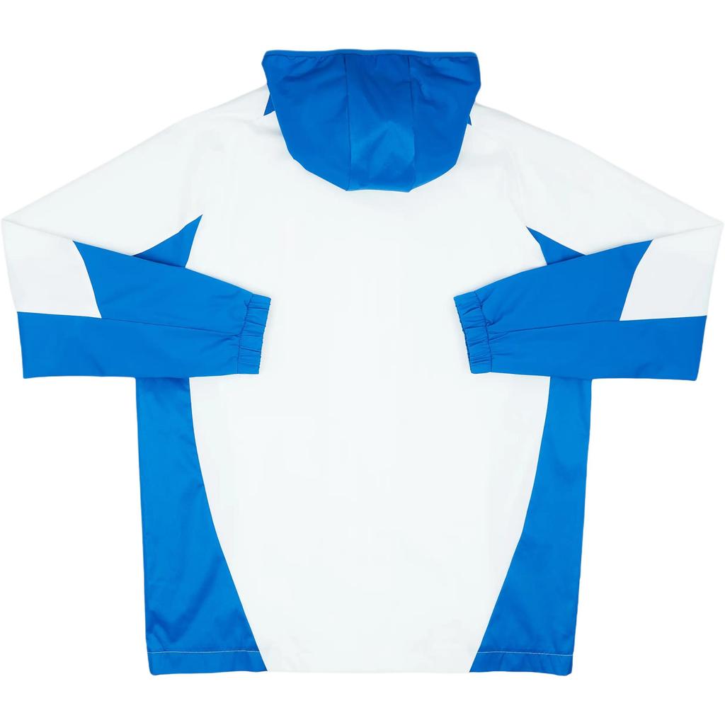 Adidas Italy 2024-25 All-Weather Fashion Minimalist Hooded Versatile Long Sleeve Jacket Men Jacket White Blue IQ2159