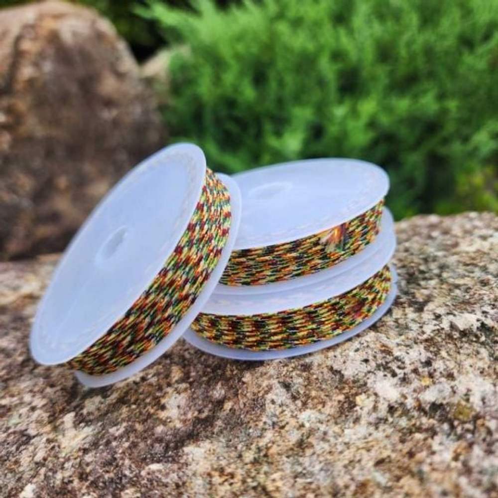 Five-color Buddhist Supplies, Best Knot, Simple String Bracelet, Material Recipe