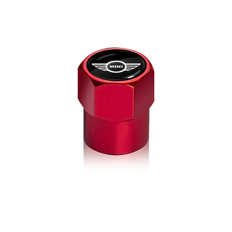 4Pcs Car Wheel Tires Bolt-in Valve Caps Badge Car Accessories For Mini Cooper One S Clubman R50 R53 R56 R60 F55 F56 R57 R58 R59