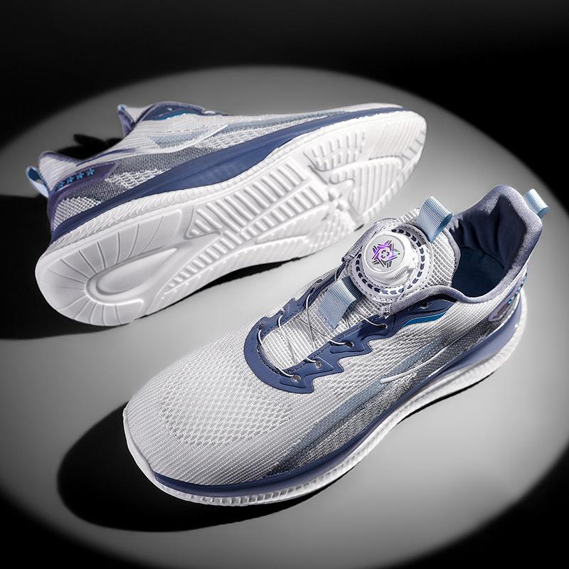 

Summer couple fly-woven large-size shoes, four-season casual breathable mesh heightening sports running shoes 48