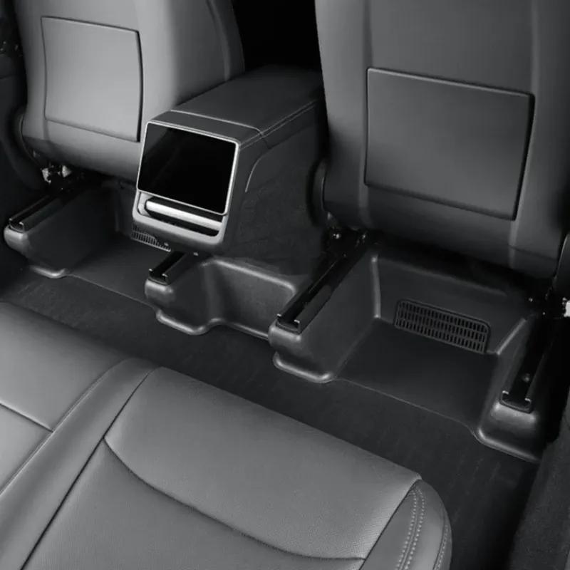 For Tesla Model Y Juniper 2025 2026 Under Seat Air Outlet Mask Front Seat Air Vent Fully Cover Pad Anti-Blocking Dust Protective