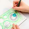 Geometry Spirograph Drawing Rulers Stencils Set Creative Art Crafts Painting Kids Educational Toy Gift Template Ruler