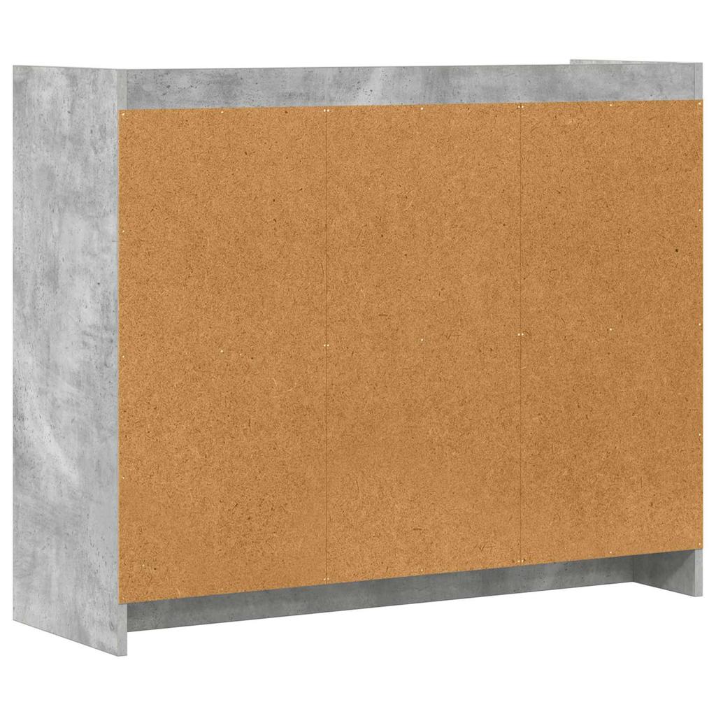 Sideboard Concrete Grey 98.5 x 33 x 80 cm Engineered Wood