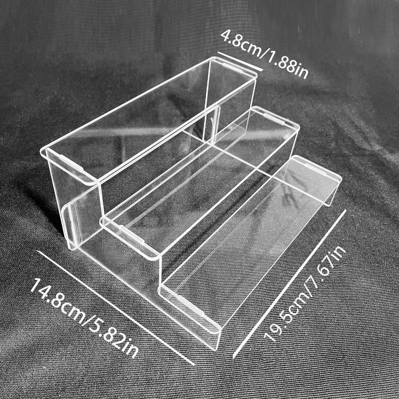 Transparent Multi-layer Acrylic Display Stand for Perfume, Figures, and Desserts