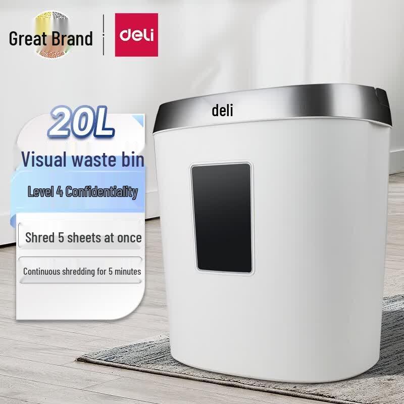

Deli Desktop Paper Shredder CN plug (adapter included)