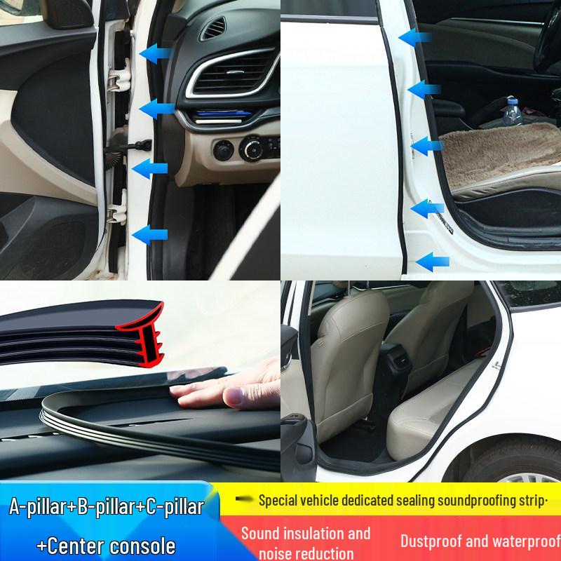 Chevrolet Malibu XL, Cavalier & Lova Soundproofing Seals for B-pillar, C-pillar & Console
