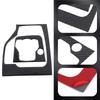 Carbon Fiber Car Gear Head Shift Knob Panel Cover Trim Sticker For Mazda 3 Axela 2014 2015 2016 2017 Accessories