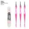 Nail Art Cuticle Remover Tool: Deep V Fork for Dead Skin and Manicure