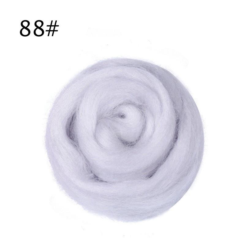 12g Multiple Solid Color Wool Felt DIY Needle Punched Felt Wet Felt Colored Wool Material Bag Handmade DIY Accessories