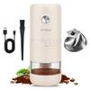 AirOpen Electric Coffee Grinder, Stainless Steel Cone Mill, 100 Grind Size Settings, External Dial Control, USB-C Rechargeable, 30g Small Serving, Qui