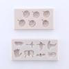 Christmas Creative Bat Spider Owl Cake Mold Theme Party Silicone Mold Baking Accessories Home Furnishings New Wholesale