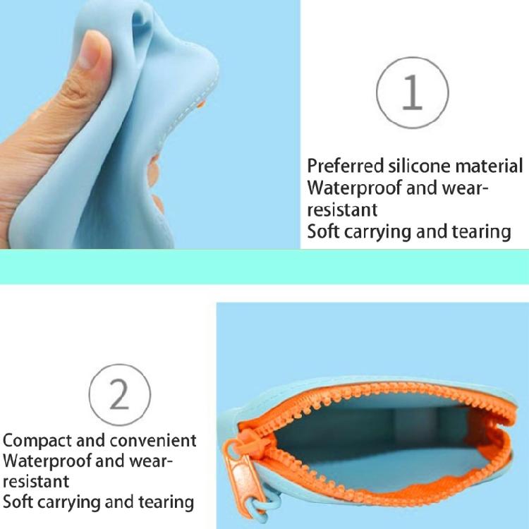 Silicone Storage Bag Travel Dustproof Pouches for Neat and Orderly Organizer