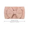 PANTONE Autumn Color Bows Headband for Baby Girls Elastic Hair Band Cotton Bowknot Turban Kids Headwear Hair Accessories