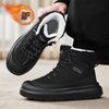 High-top winter velvet thickened warm cotton shoes with integrated fur outdoor waterproof and non-slip Martin boots