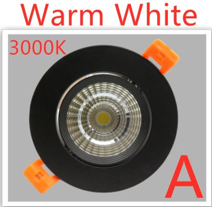 LED Downlight Dimmable Lamp iling  3w 5w 7W 12w 15w 20w  30w 40w Cob Led Spot 220V/110V iling Ressed round panel light