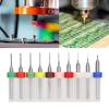 10 Pcs   Drill Bit Set 1Celsius8in Shank Tungsten Steel Strong Abrasion Resistance High Hardness Drill Bits
