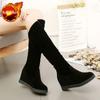 Fashion Long Boots for Women Autumn High Heels Elegant Heeled Knee Shaft Shoes Woman Winter 2024 Y2k Novelty Large Size Warm New Spring