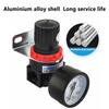 5PCS AR2000 G1/4'' Thread 6mm 8mm 10mm 12mm Air Control Compressor Pressure Relief Regulator Valve with Fitting