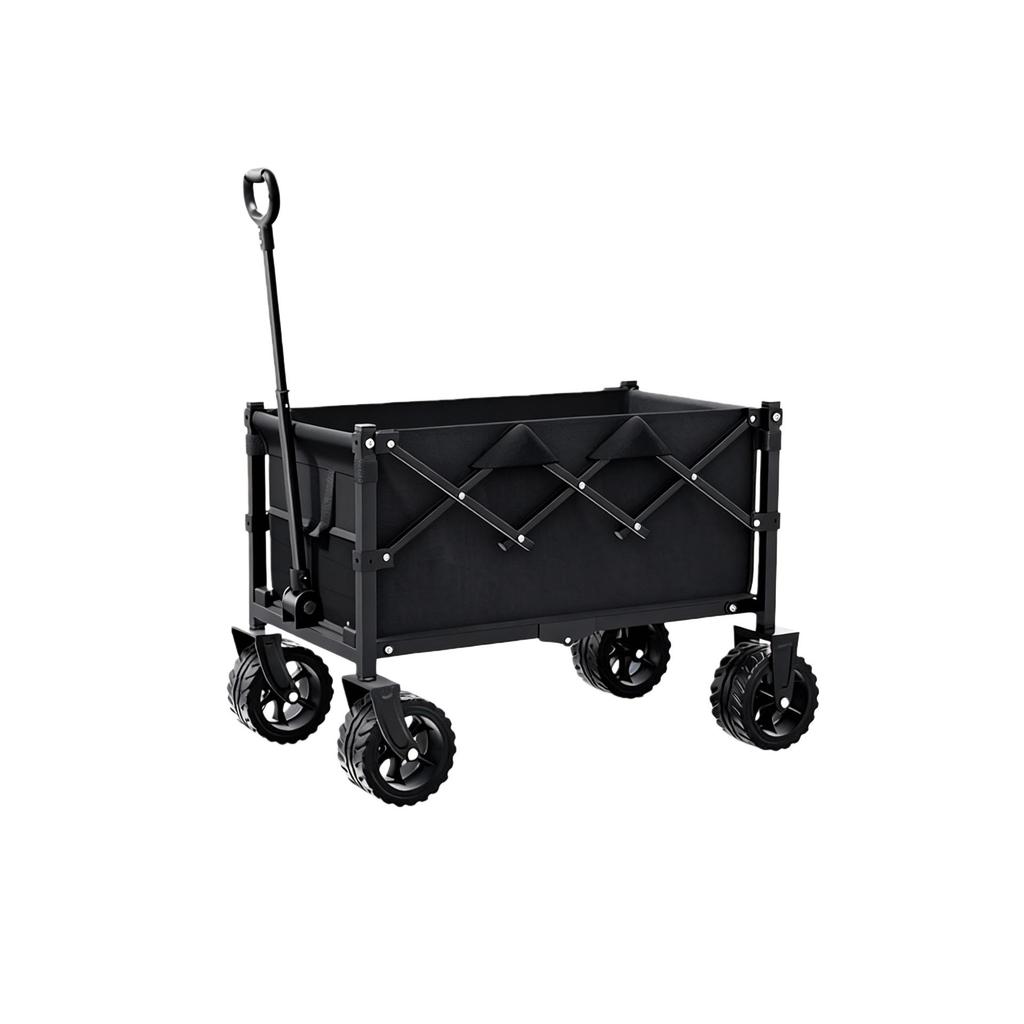 RV Picnic Foldable Hand Cart: Outdoor Travel & Multifunctional Detachable Stall Cart