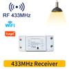Tuya Wifi Switch 433MHz Universal Breaker Timer Smart Life APP Wireless Switch Remote Control Works with Alexa Google Assistant