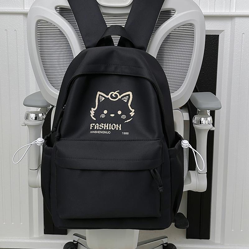Schoolbag backpack ins light and cute backpack large capacity high school student versatile student simple high value college style