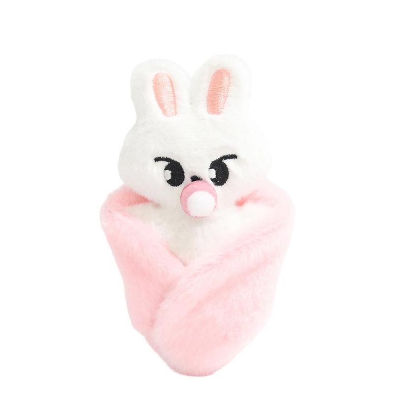 Kpop New Skzoo Pacifier Toy Plush Doll Keychain Do It Karma Felix Hyunjin Han Plush Keychain Peripherals For Kids Adults Children's Birthday Gift