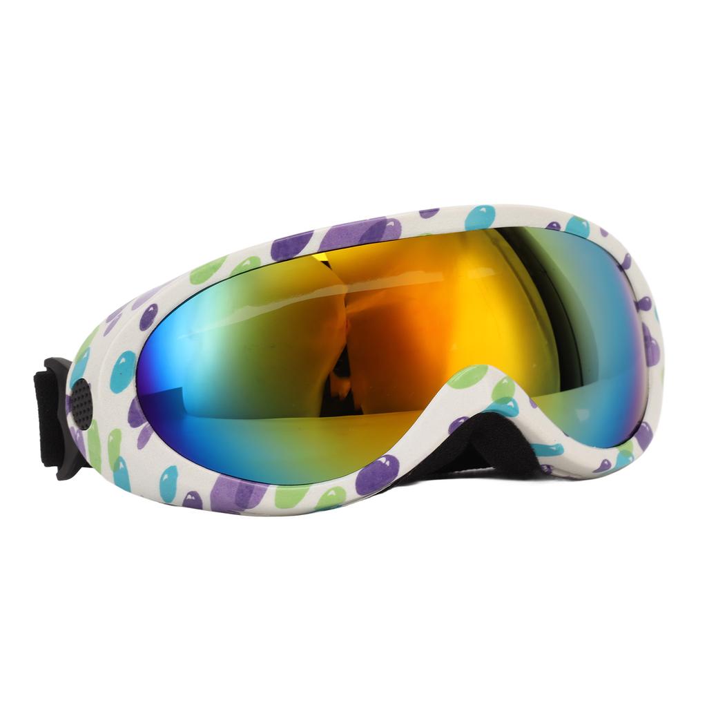 Dog Sunglasses Dog Goggles Pet Glasses UV Protection Winproof for Dogs Eyes Protection Red Lens White Purple Frame