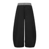 Mens Casual Loose Fit Sweatpants Skull Hand Print Street Style Trousers