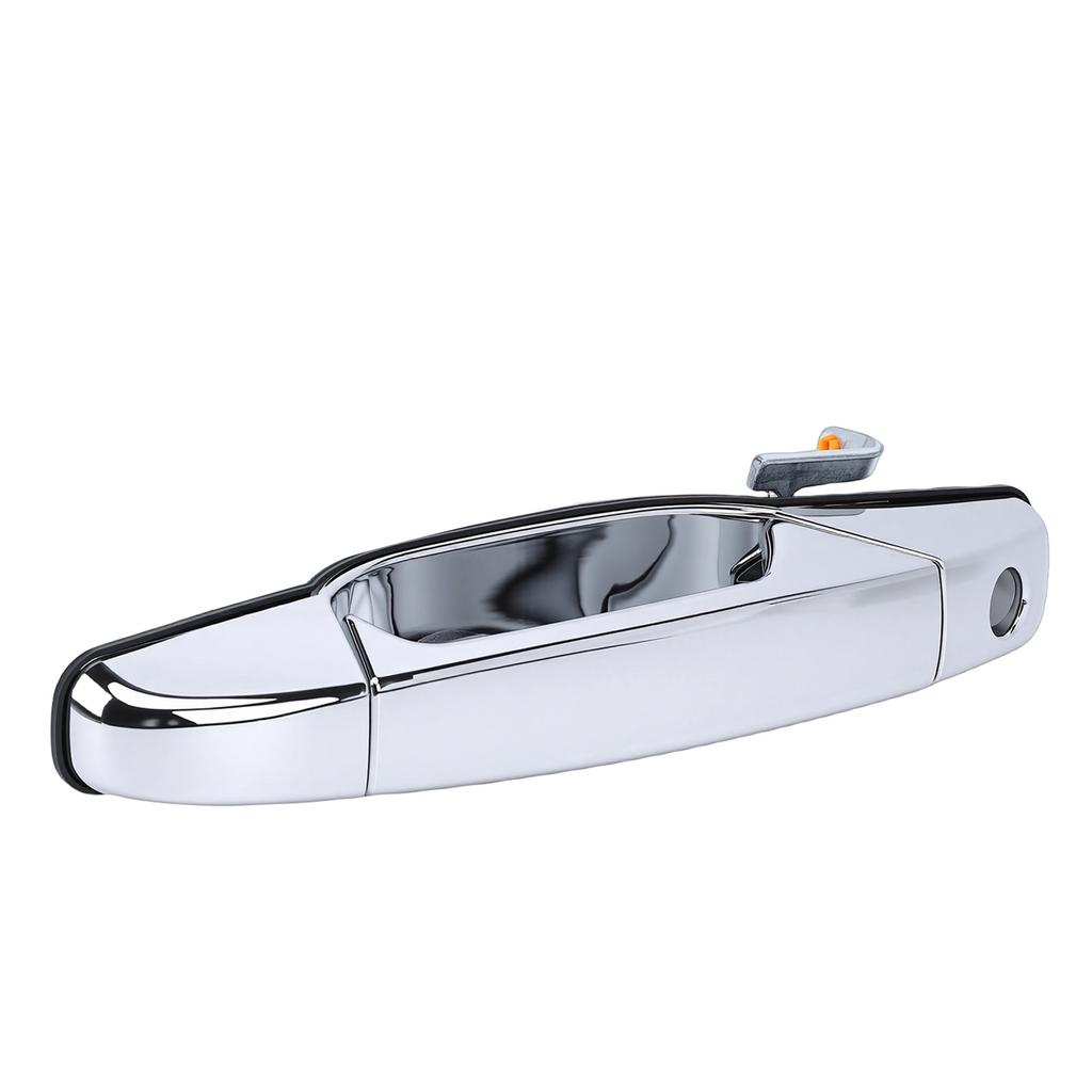 Front Chrome Exterior Door Handle Replacement for Chevy Silverado 1500 2500HD 3500HD Car Outer Door Handle Left Driver