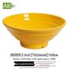 HANDUNYOU Commercial 8.5-inch Yellow Melamine Soup Bowls (10-Pack)