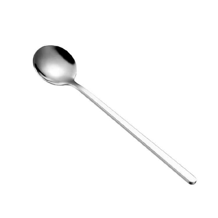 Stainless Steel Coffee Spoon Round for Head Spoon Korean Style Vintage Teaspoons S