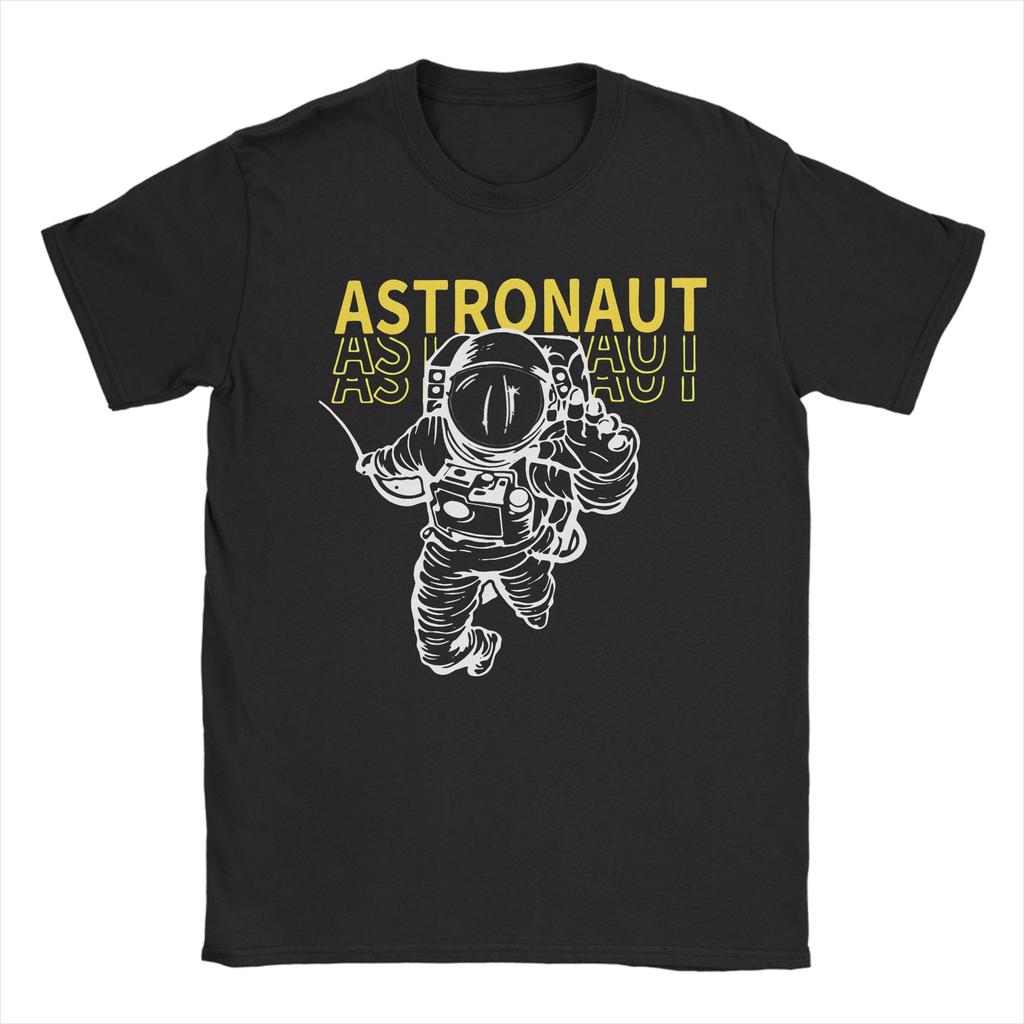 Astronaut Planets Astronaut Science Space Tshirts For Unisex Unisex Vintage Cotton Tee Shirt Short Sleeve T Shirts Summer Clothes