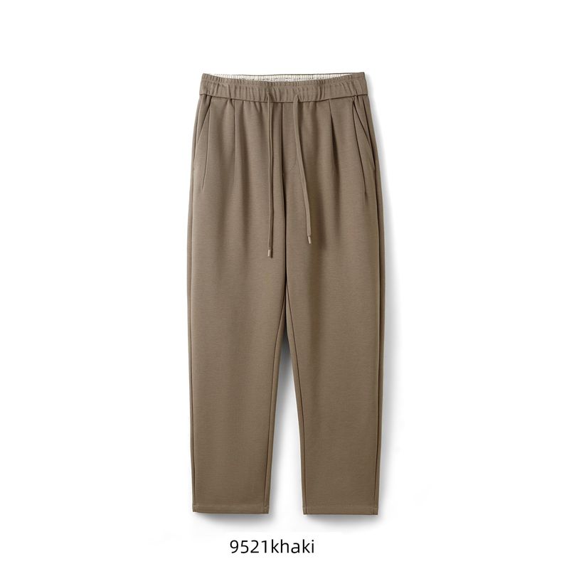 Tencel Lyocell Stretch Anti-Wrinkle Drape Casual Pants Men s Spring and Autumn Straight Pants Export Men s Workwear Long Pants Khaki 3XL