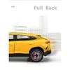 1/24 Lamborghini URUS Bison SUV Alloy Sports Car Model Diecasts Metal Off-road Vehicles Car Model Simulation Sound and Light Kids Toys Gift