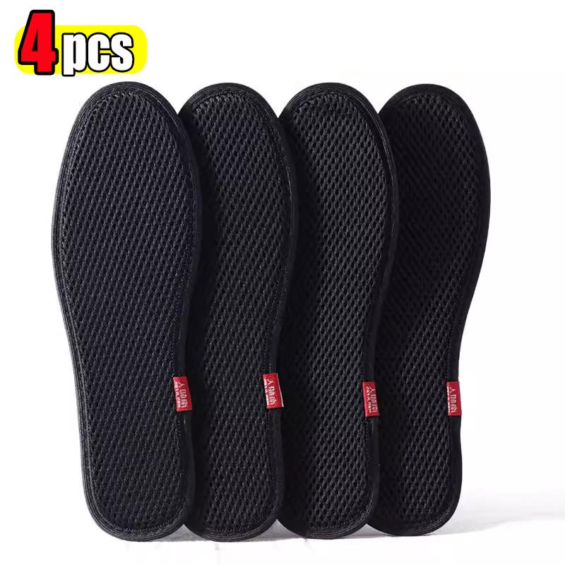

2/6pcs Bamboo Charcoal Antibacterial Insoles for Shoes Deodorant Running Sports Insole Feet Thickened Shock Absorbing Shoe Sole EU 40