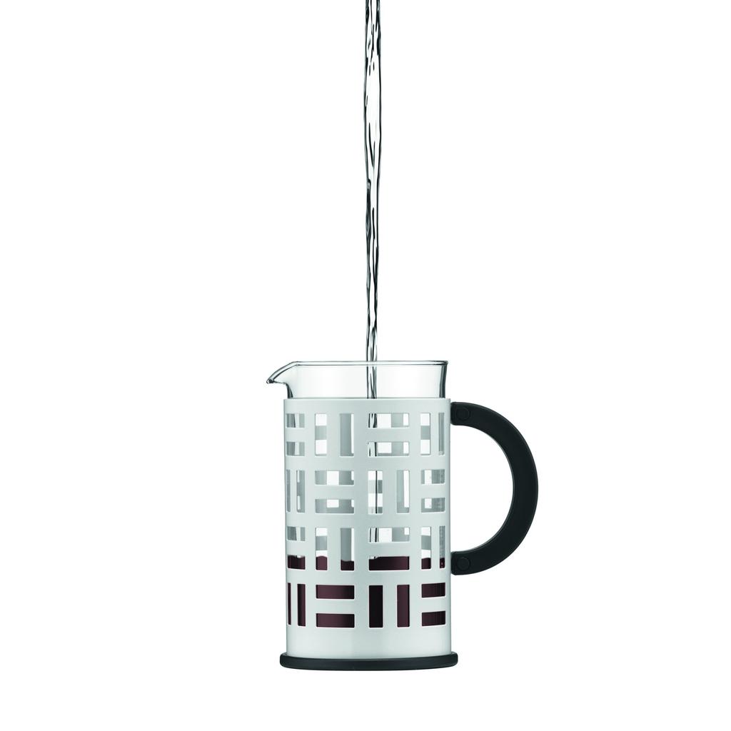 BODUM EILEEN French Press Kaffeebereiter, 350ml, Silber, Authentisch, 11198-16