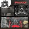 UTV License Plate Holder With Light Universal Aluminum License Plate Kit for Can-Am Maverick X3 Polaris RZR XP 1000 Ranger