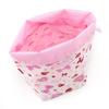 COLORFUL CANDY STYLE Deodorizing Diaper Pouch and Diaper Pouch Set of Heart and Ribbon Sparkle Beauty (Clutch Type) 2, (White) B8001600-BTR