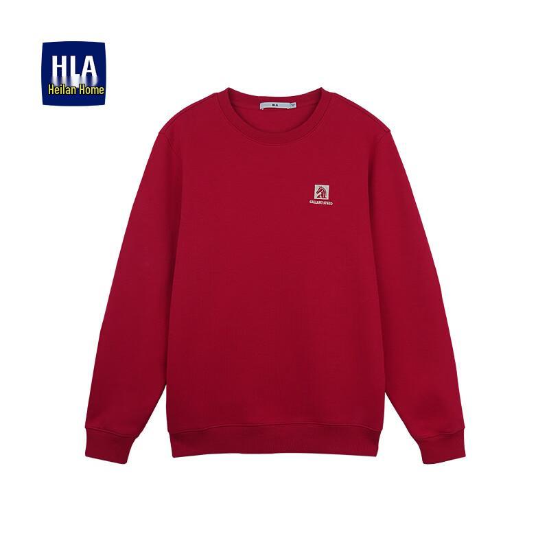 HLA Herren Stickerei Tier Rundhals Sweatshirt