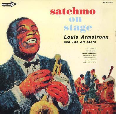 LP Record LOUIS ARMSTRONG - Satchimo On Stage MCA3007 MCA Japan Jazz Used