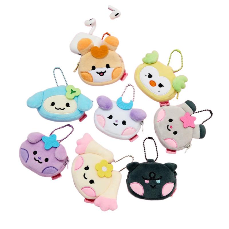 Mighteez Mini Face Pouch – Cute Character Zip Bag